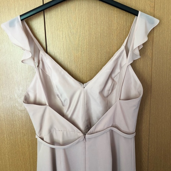 MONIQUE LHUILLIER BRIDESMAIDS Keira Backless Gown - Picture 11 of 12